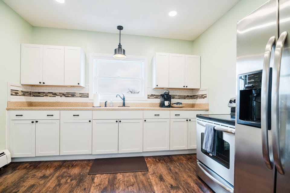 Fully stocked kitchen