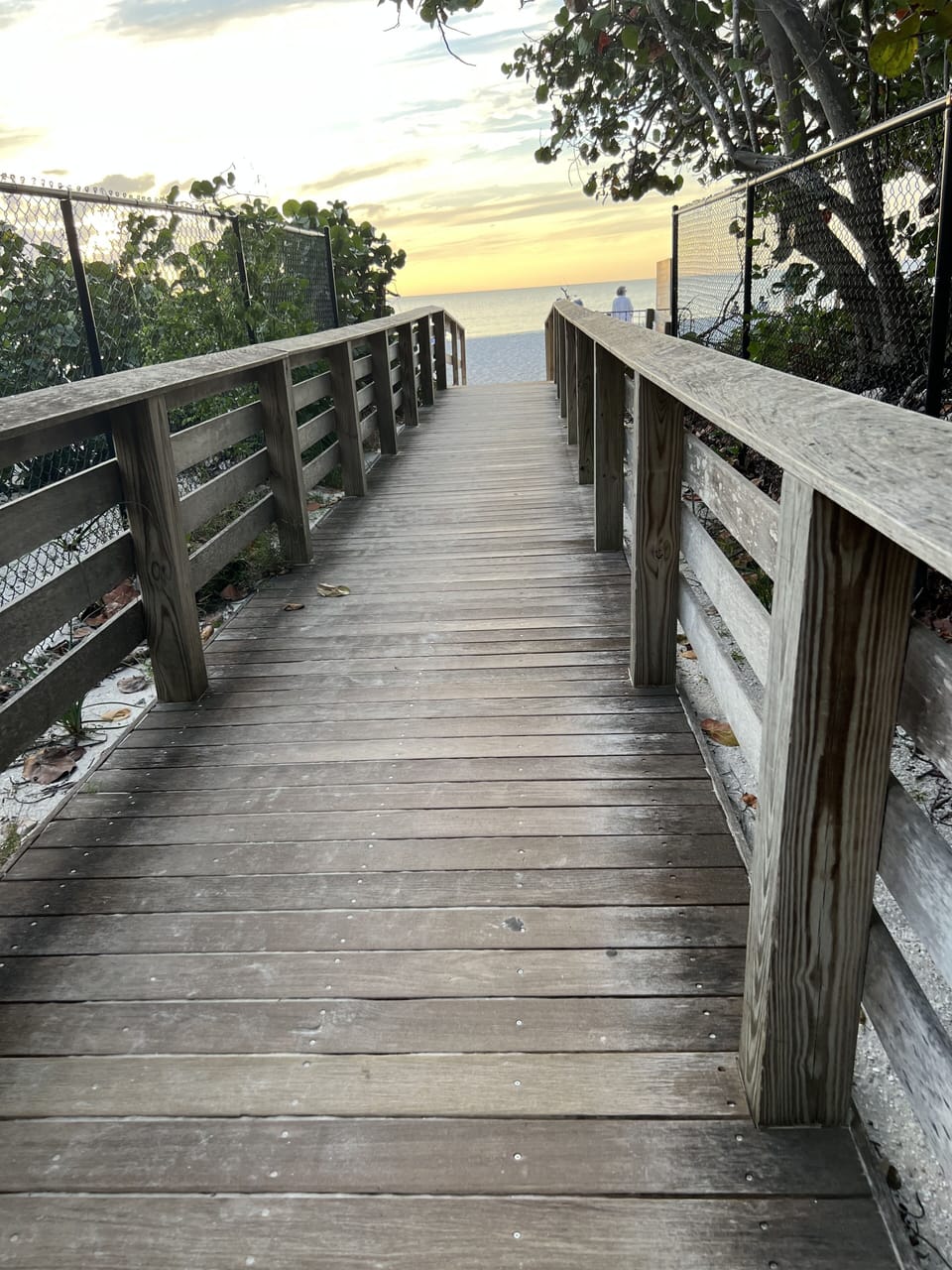 SUNSETS HERE THROUGH BLUEBILL ACCESS  