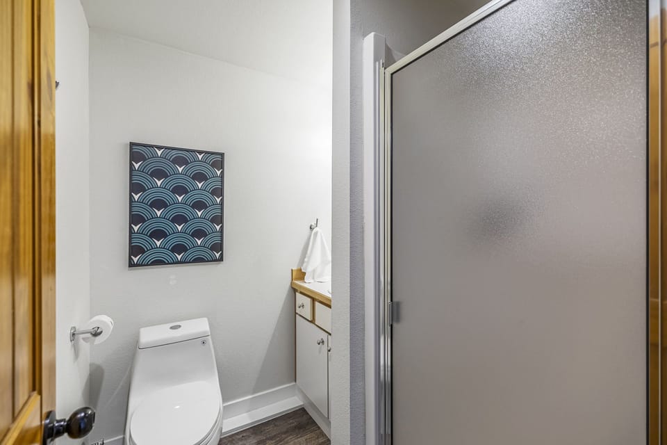 Main Floor - Bathroom 2 - with a Shower, Located Off Bedroom 2