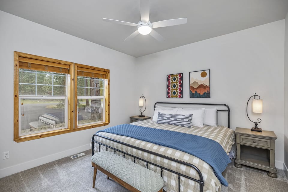 Main Floor - Bedroom 1 - King Bed