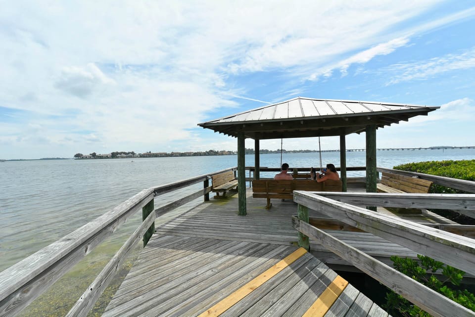 Relax and enjoy the view from the intercoastal