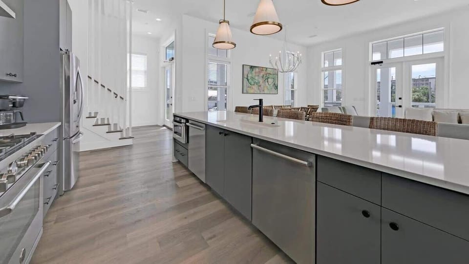 View from kitchen 