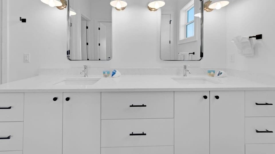 First floor king primary bathroom vanity 