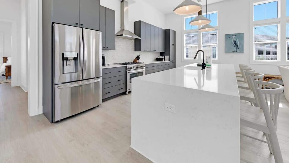 Large open kitchen 