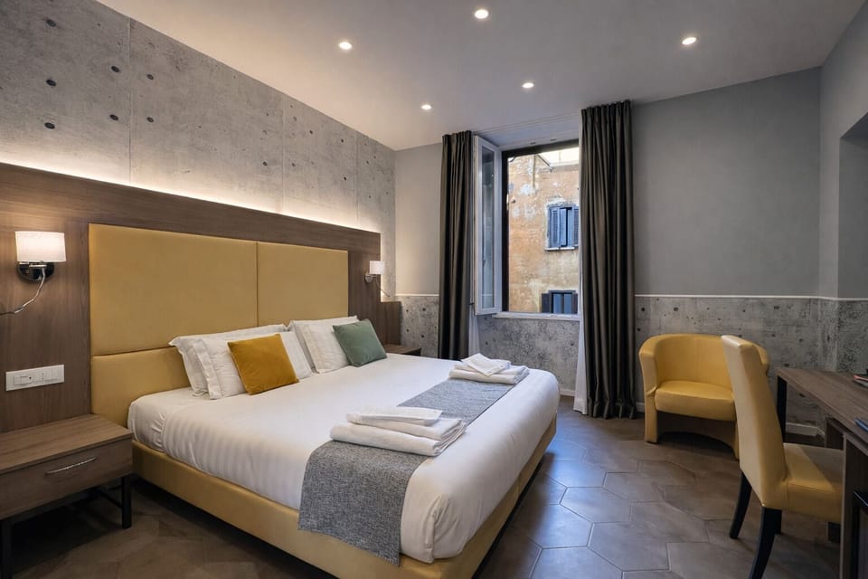 Premium bedding, free minibar, in-room safe, desk