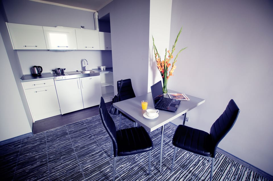 Desk, laptop workspace, iron/ironing board, free WiFi