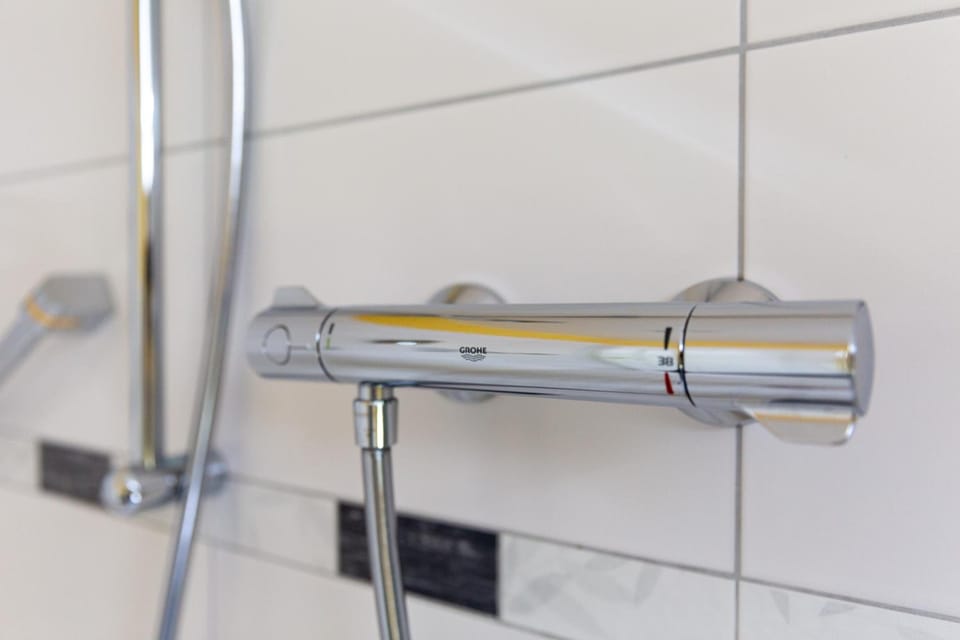 Free toiletries, hair dryer, towels