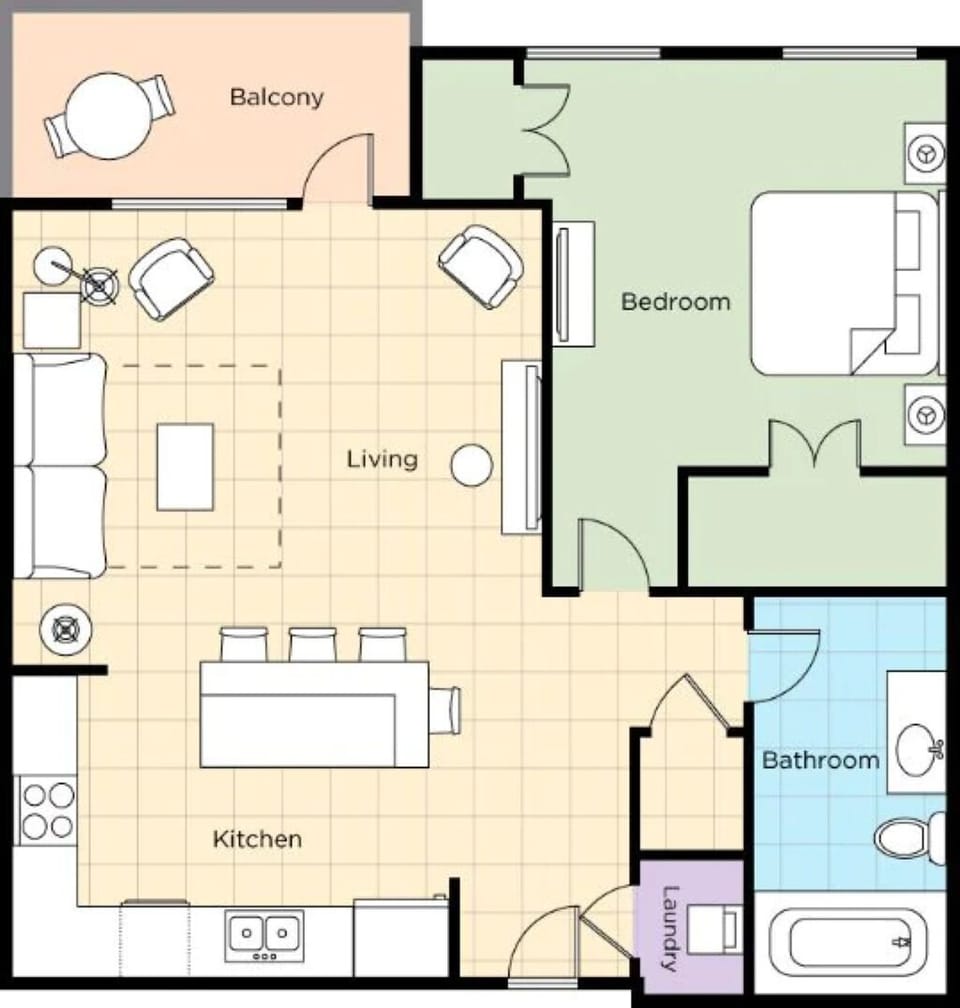 Unit layout may vary.
