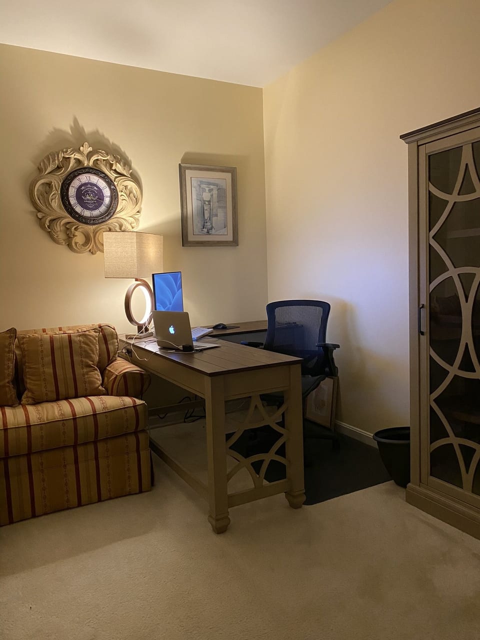 Library/Office (right off the main entrance)
