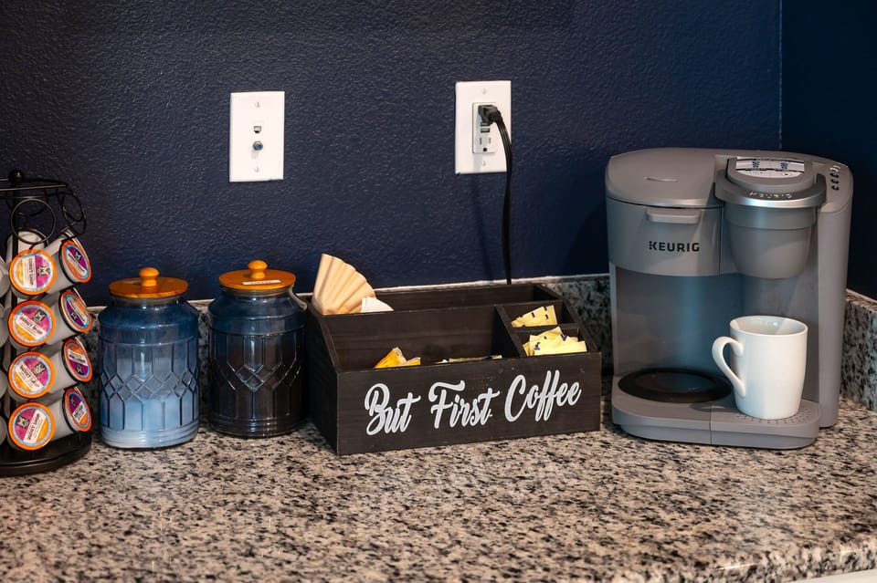 Coffee bar at Villa Ichabod