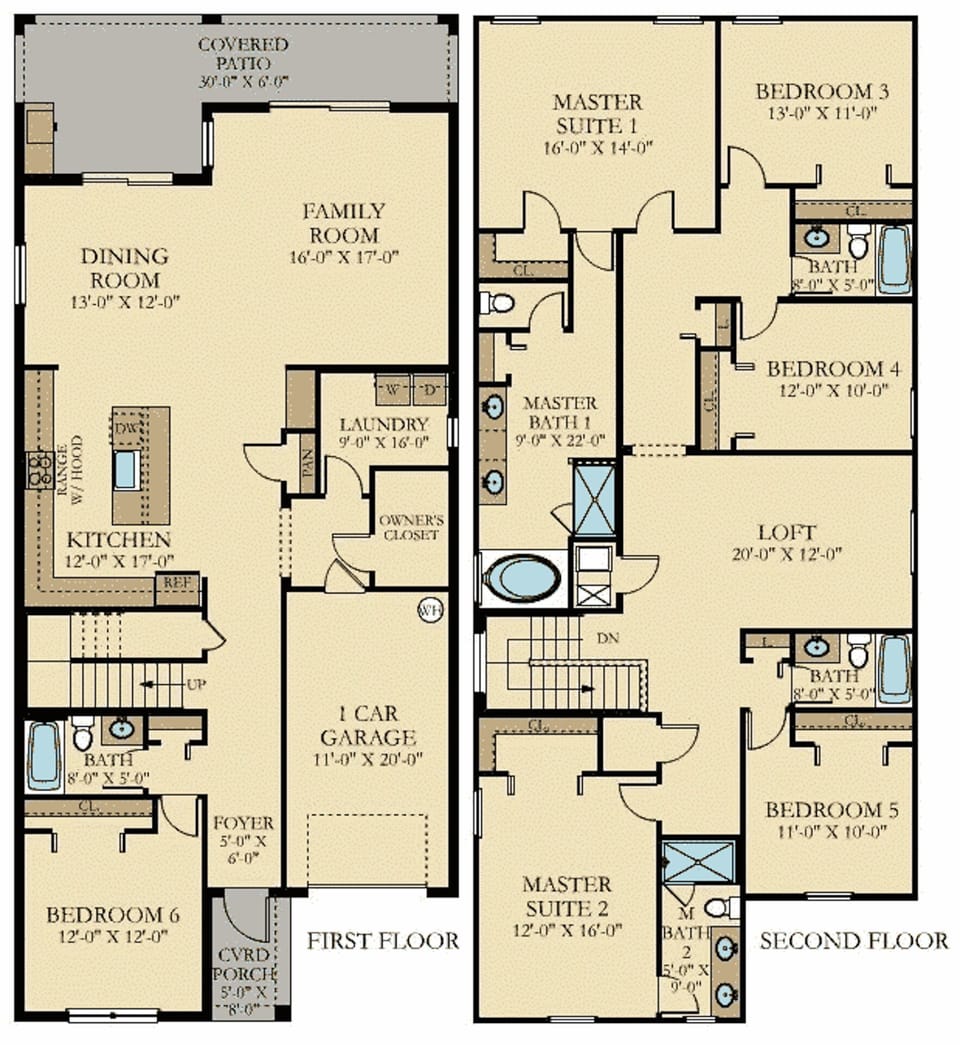 Floor Plan Villa Ichabod