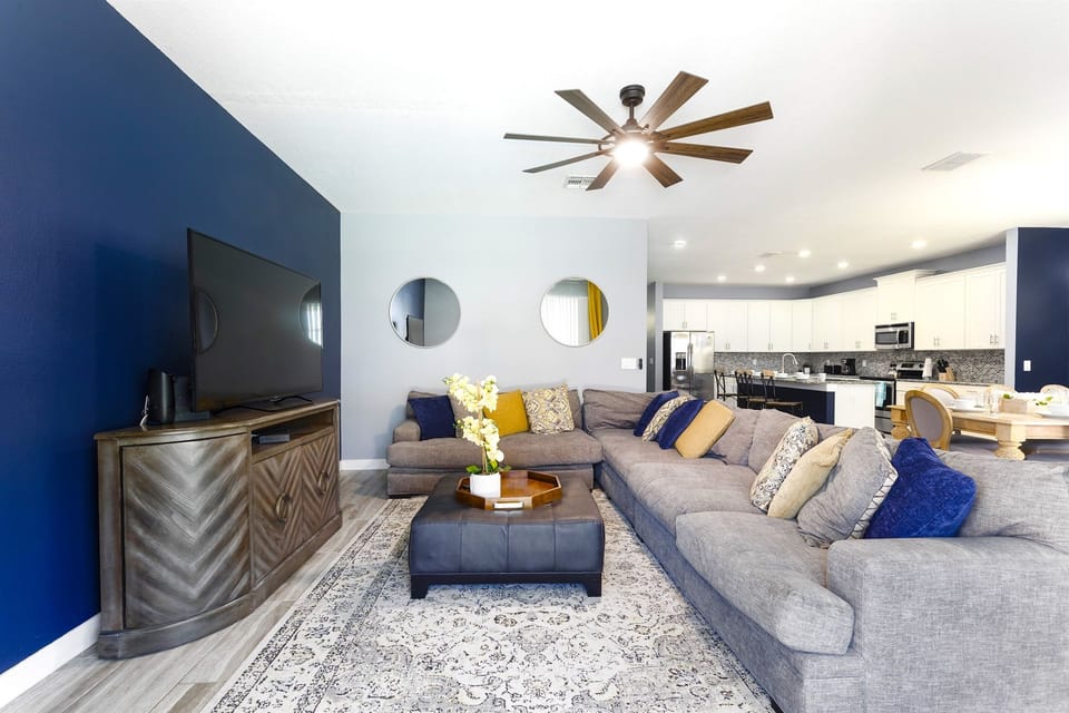 Living Room at Villa Ichabod