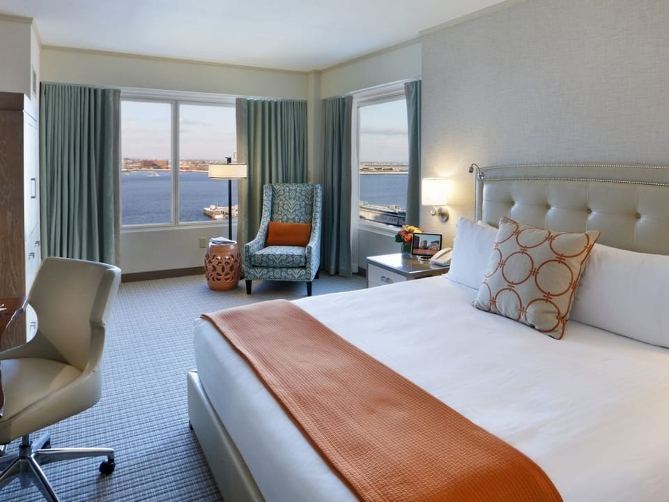 Hypo-allergenic bedding, pillowtop beds, in-room safe, desk
