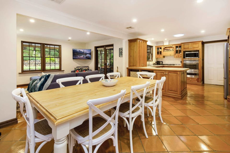 View of open plan living/dining room