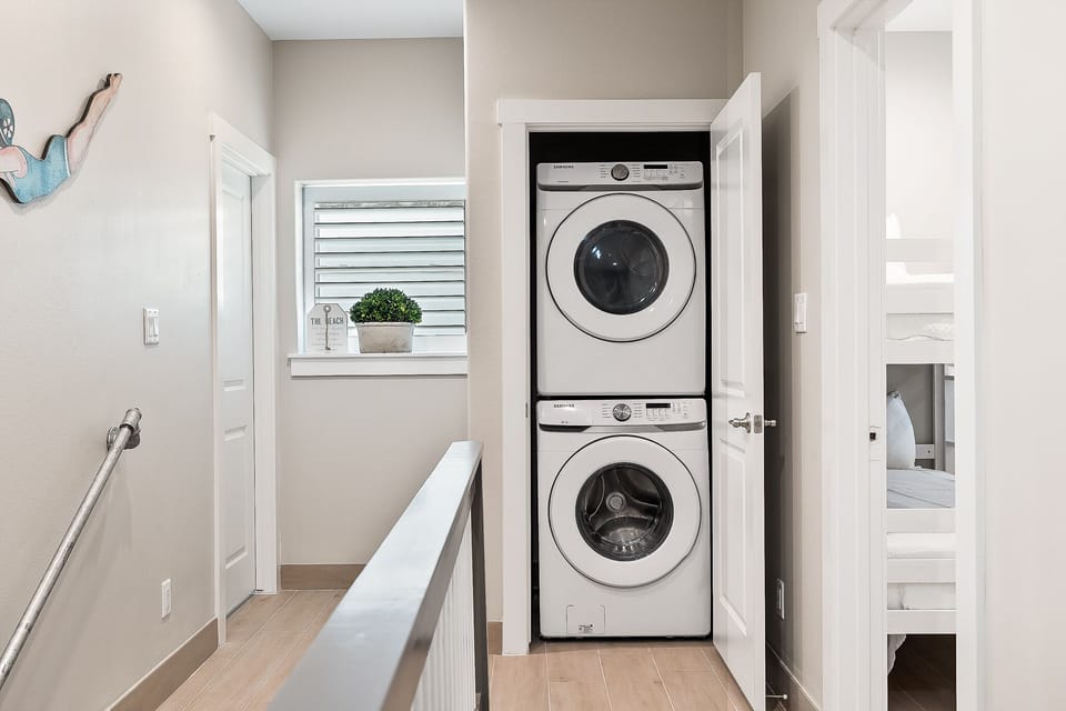 Full-size washer and dryer are available for your convenience during your stay.
