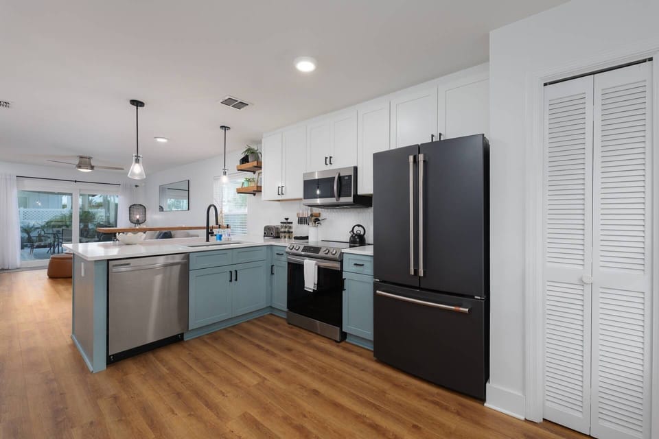 Open Kitchen and Living Area