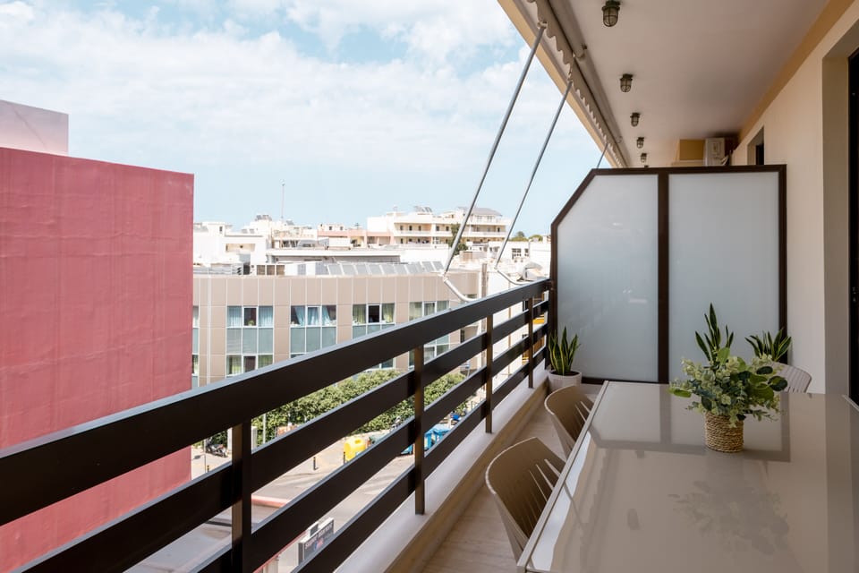 The outdoor magnific balcony