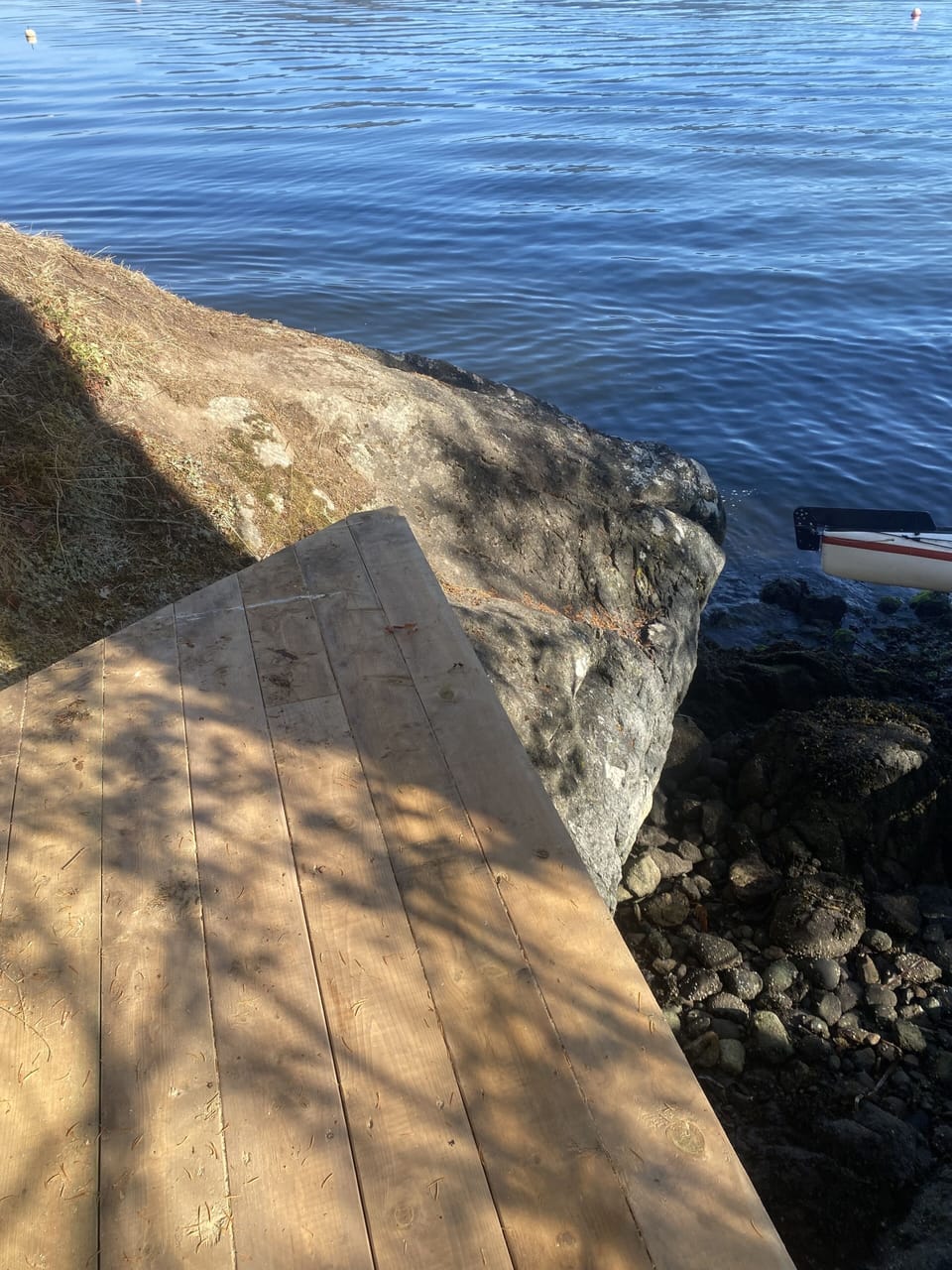The dock.