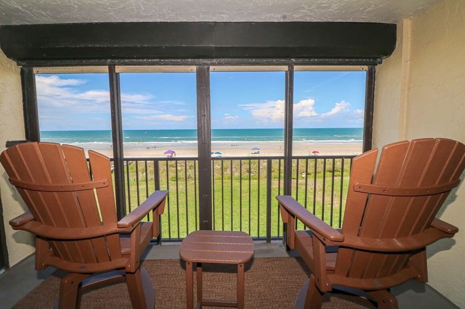 St. Augustine Ocean Front Rentals Balcony View