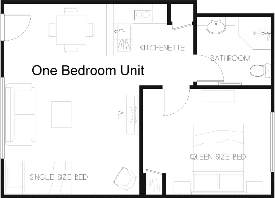 Standard Suite, 1 Bedroom, Non Smoking, Kitchenette (Suite) | Blackout drapes, iron/ironing board, cribs/infant beds, free WiFi
