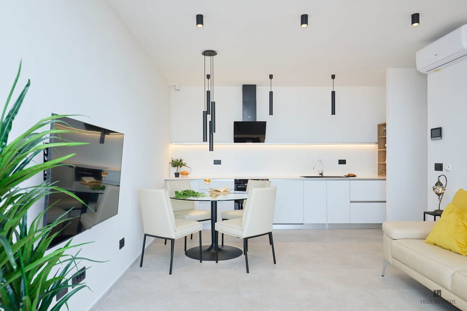 Apartment (2 Bedrooms) | Living area | LCD TV