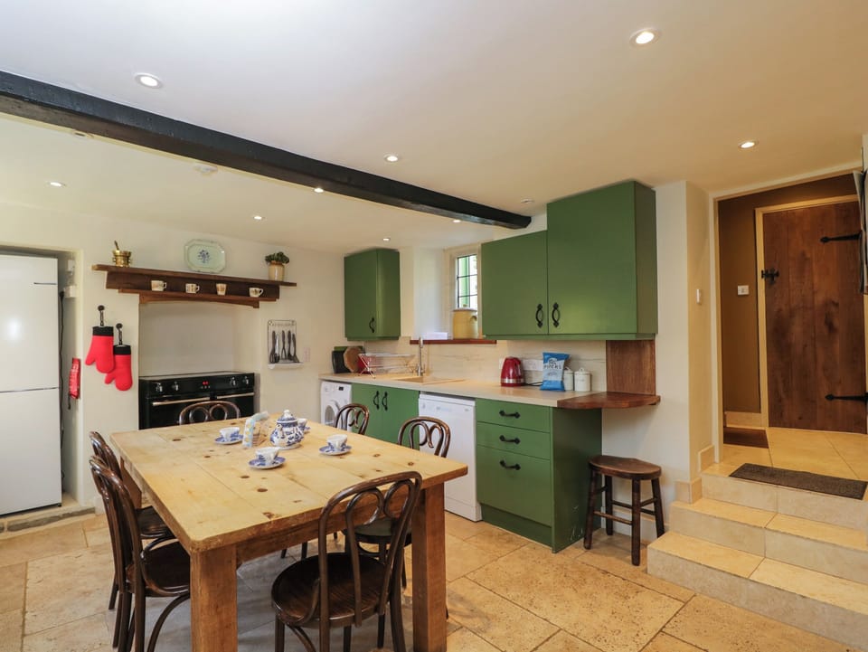 Fridge, microwave, dishwasher, electric kettle