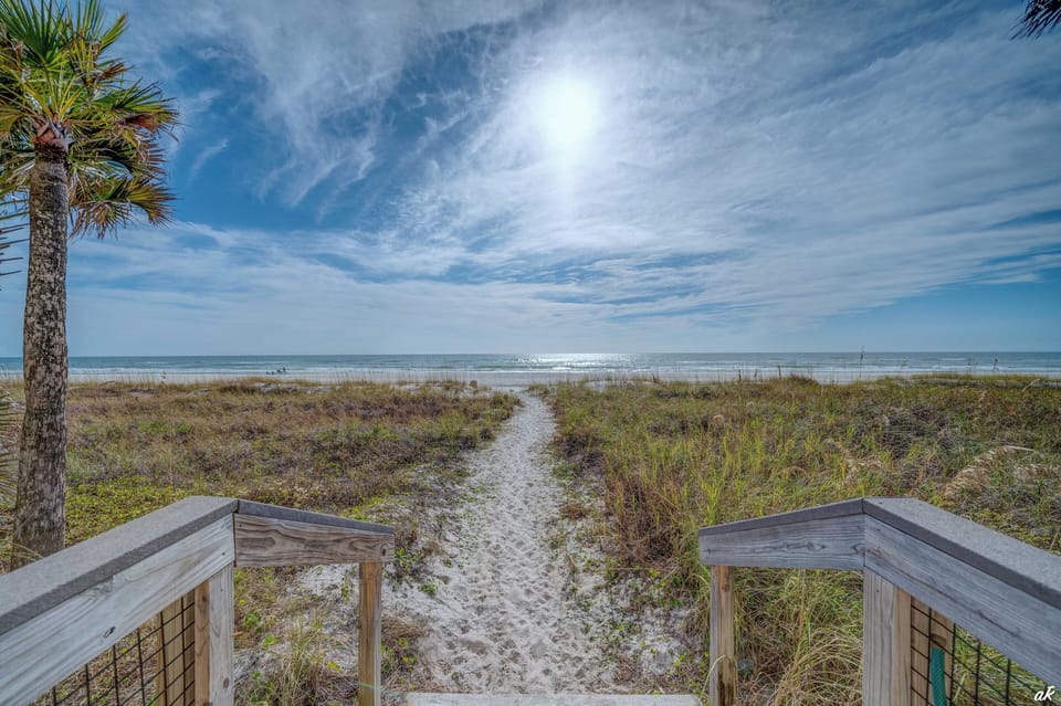 Beach Access to our beautiful white sandy beach!