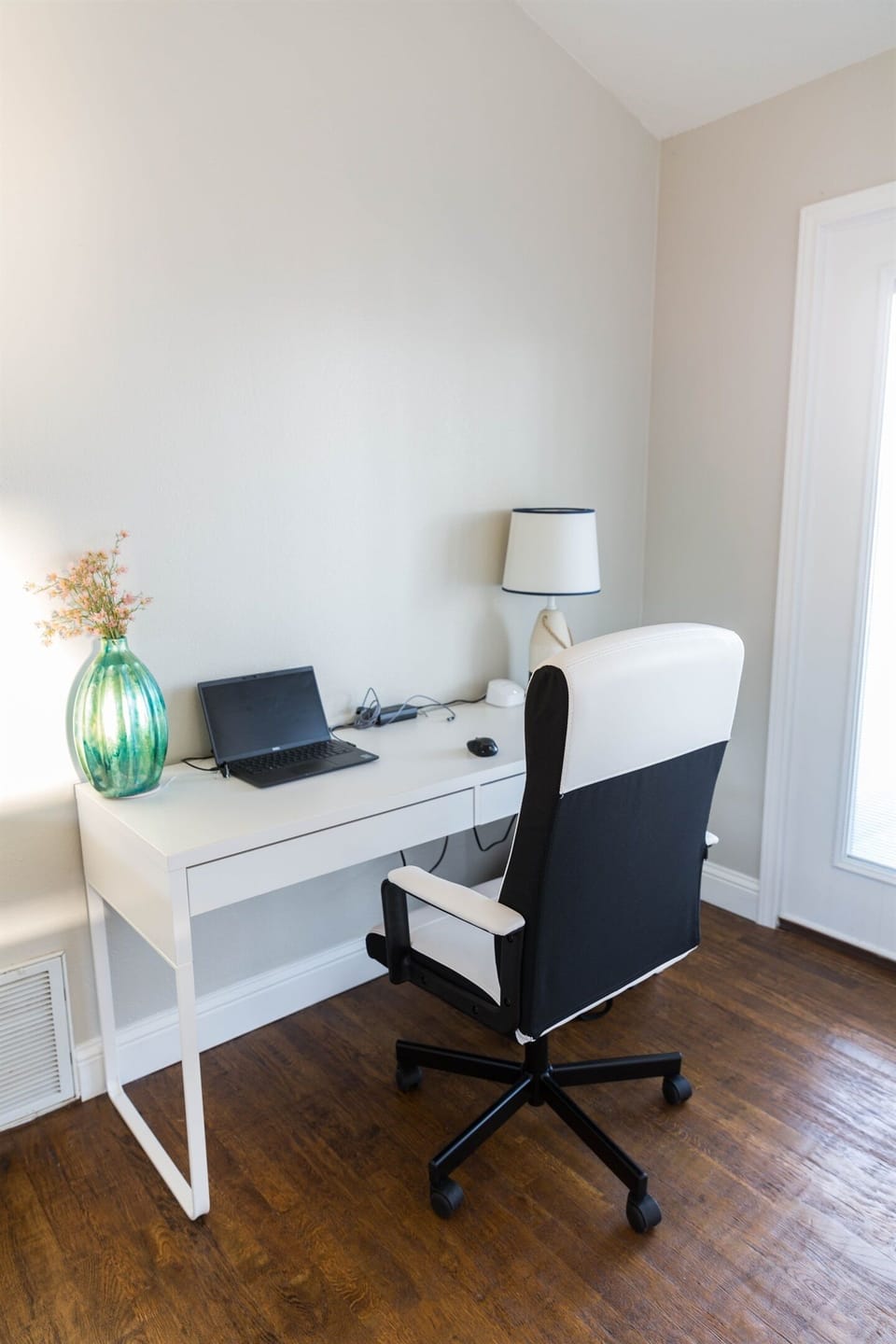 Office nook inside primary bedroom