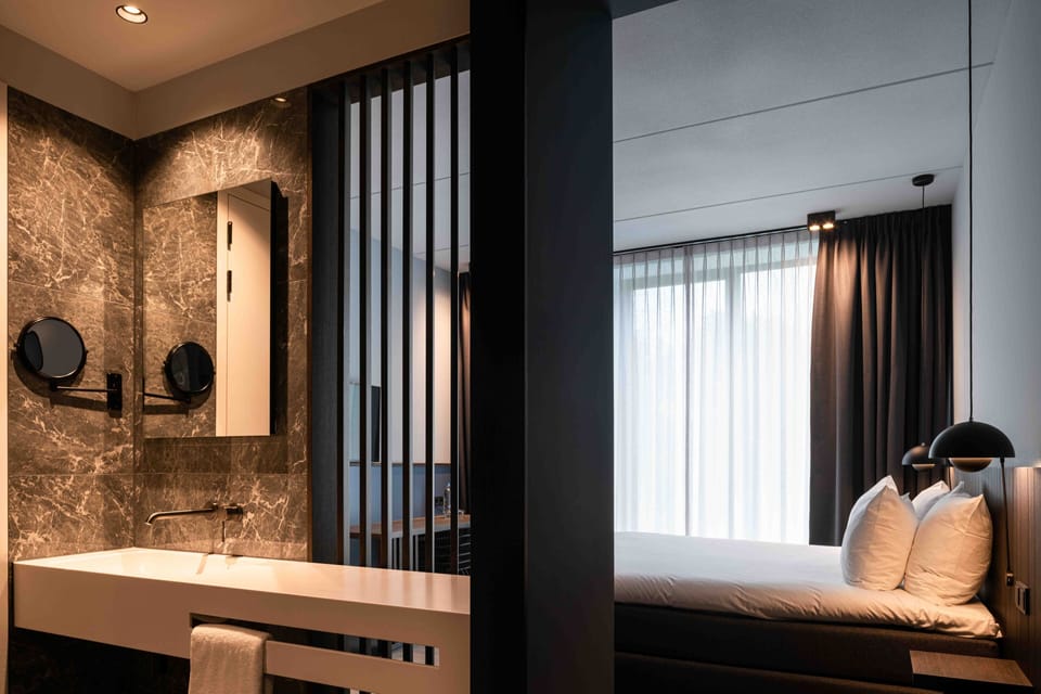 Superior Double Room | Bathroom | Shower, rainfall showerhead, designer toiletries, hair dryer