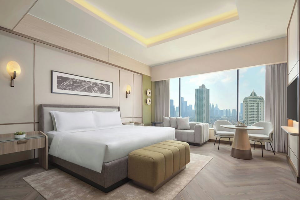 Premier Suite, 1 Bedroom, Non Smoking | Premium bedding, down comforters, free minibar items, in-room safe