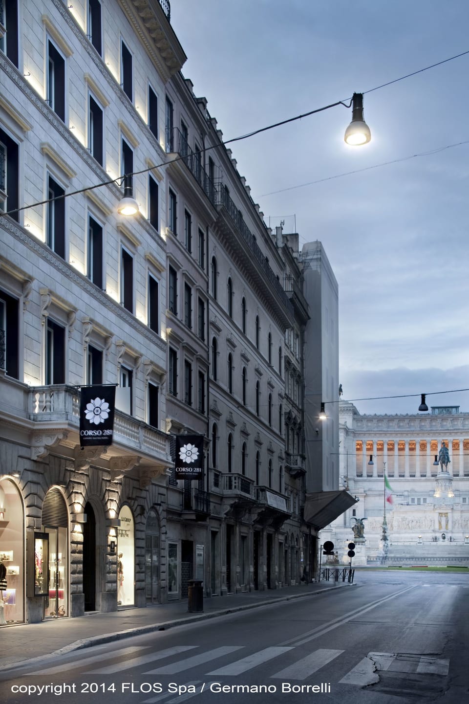 Front of property - evening/night