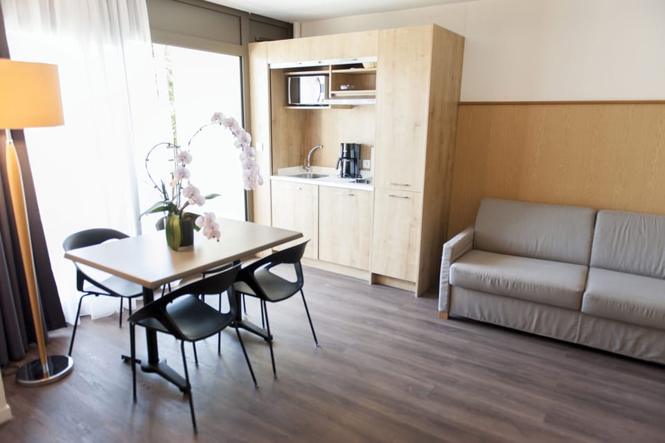 Apartment, City View | Living area | 60-cm flat-screen TV with satellite channels, TV, table tennis