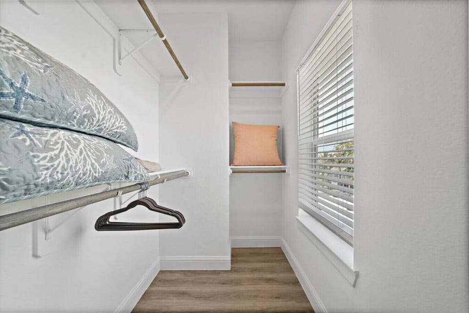 Store your beach essentials in this convenient closet