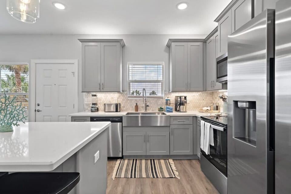 Whip up delicious meals in this charming kitchen