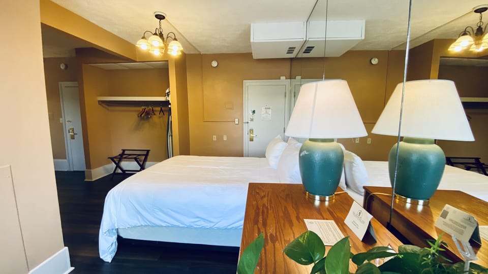 Blackout drapes, iron/ironing board, free WiFi, bed sheets