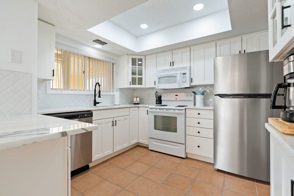 Crisp and clean kitchen