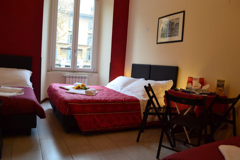 Quadruple Room | Premium bedding, down comforters, rollaway beds, free WiFi