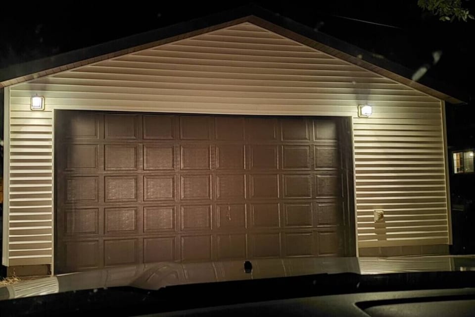 Garage for 2 smaller or mid size vehicles or 1 larger vehicle