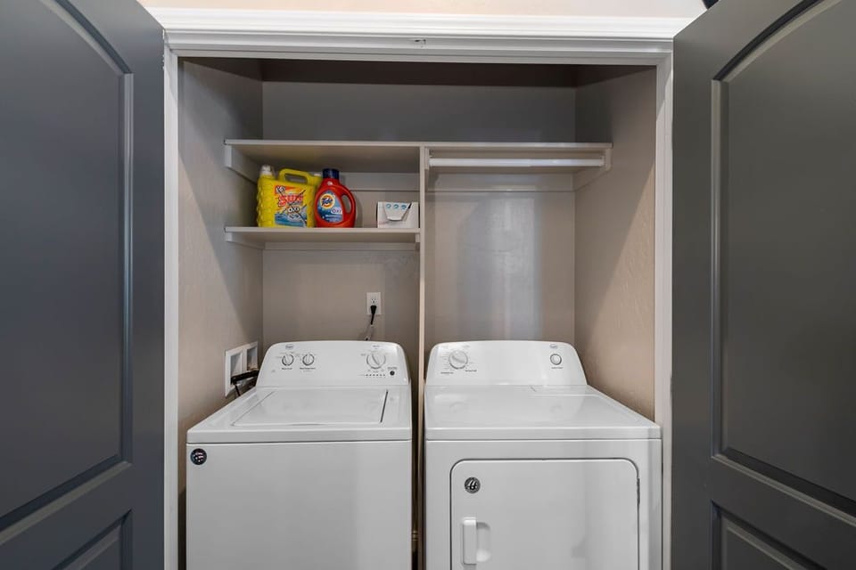 washer and dryer
