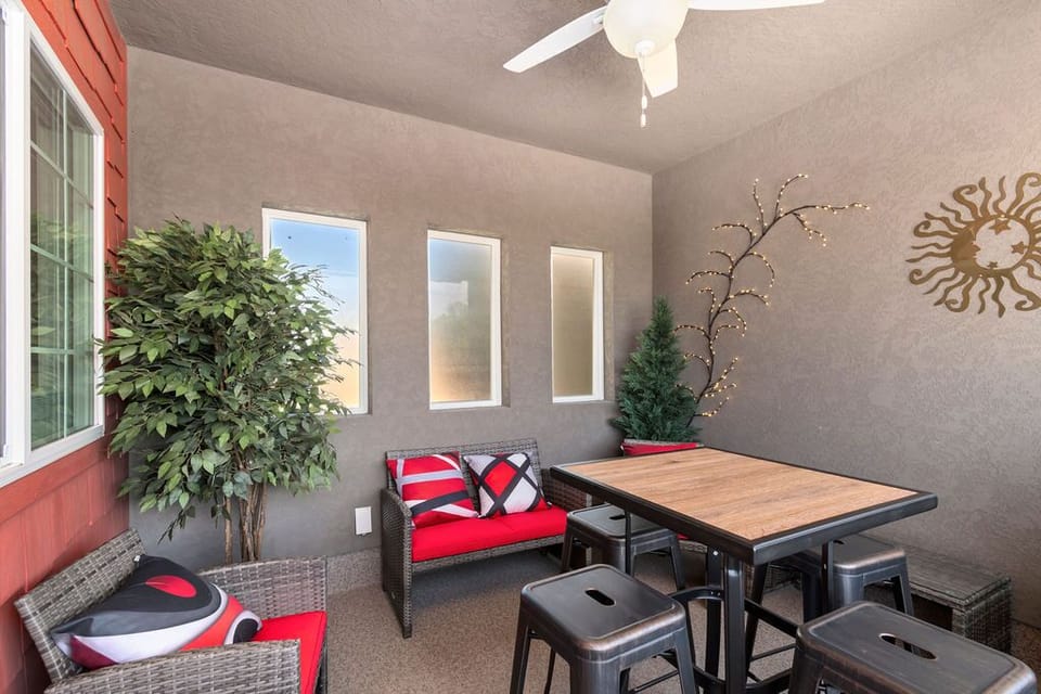 patio with BBQ grill