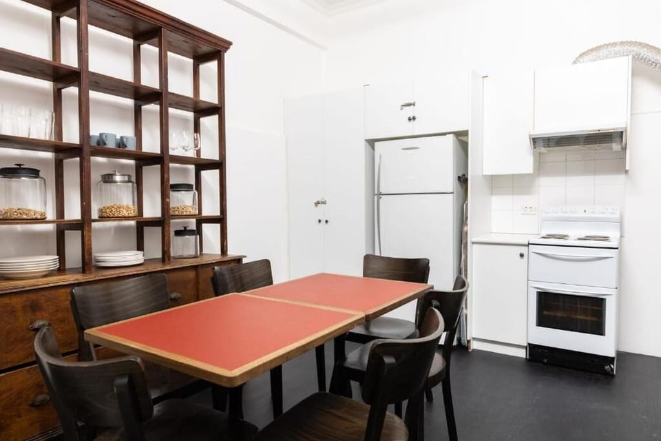Mini-fridge, microwave, stovetop, electric kettle