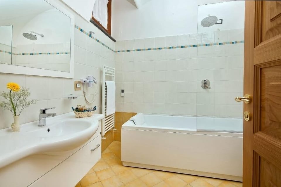 Hair dryer, bathrobes, slippers, bidet