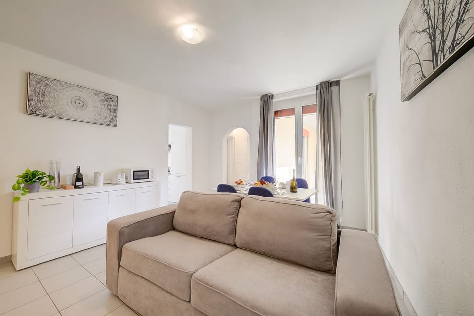 Living room with sofabed
