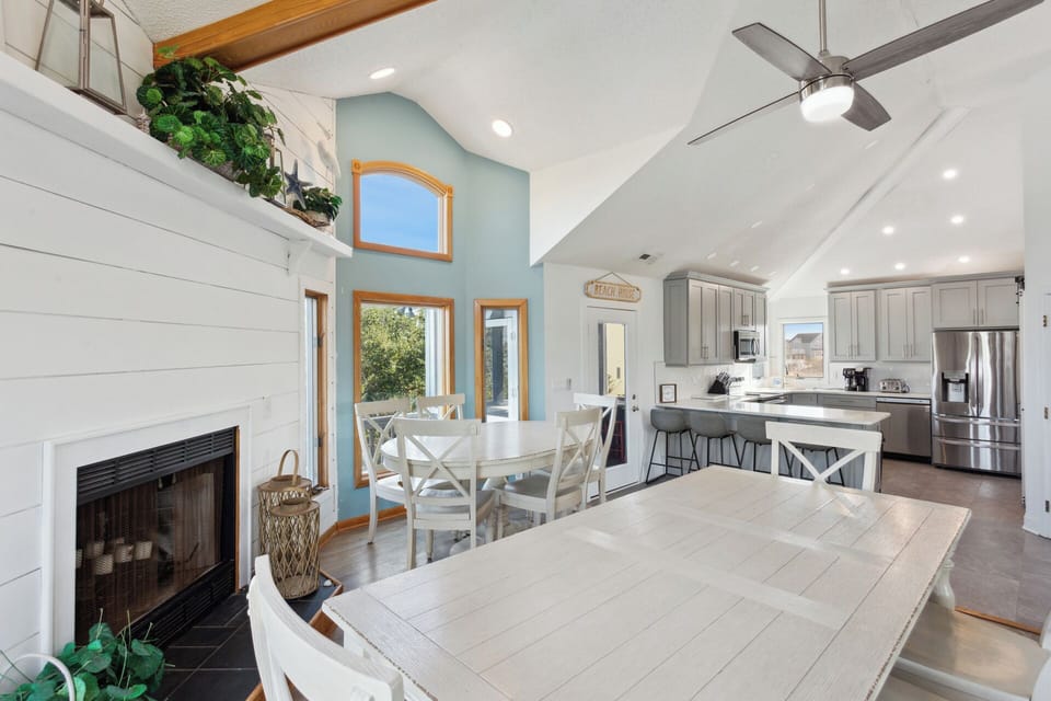 The Top-Level Dining Area is the perfect spot to enjoy a delicious meal as a family.