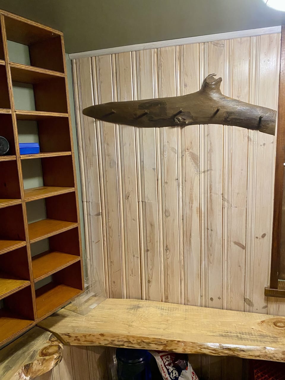 Change room in the spa/bathroom