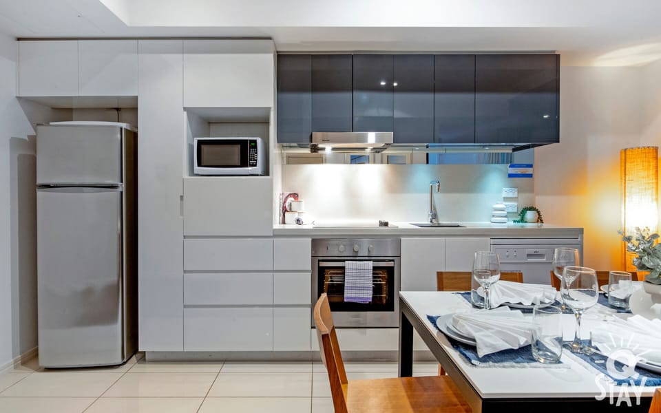 Fully equipped modern kitchen