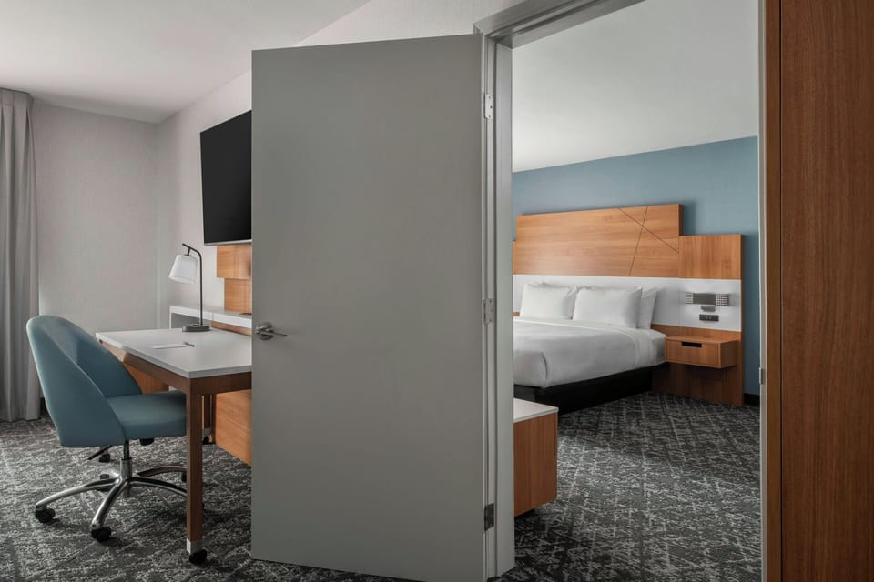Blackout drapes, iron/ironing board, free cribs/infant beds, free WiFi