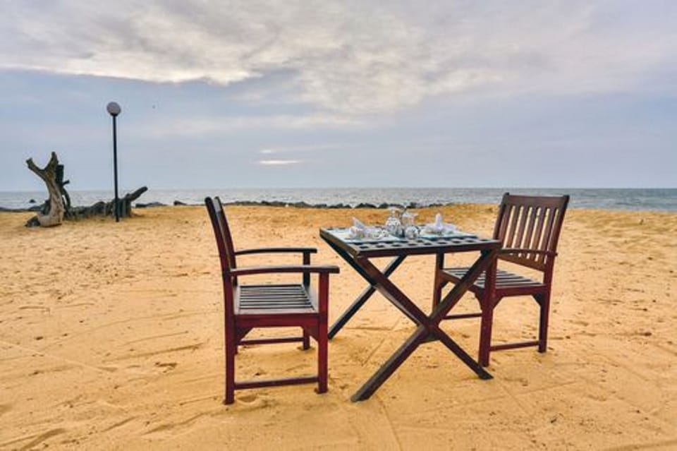 On the beach