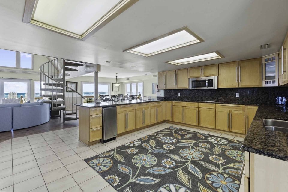 Planning and creating meals in the expansive, well-equipped kitchen is a breeze!