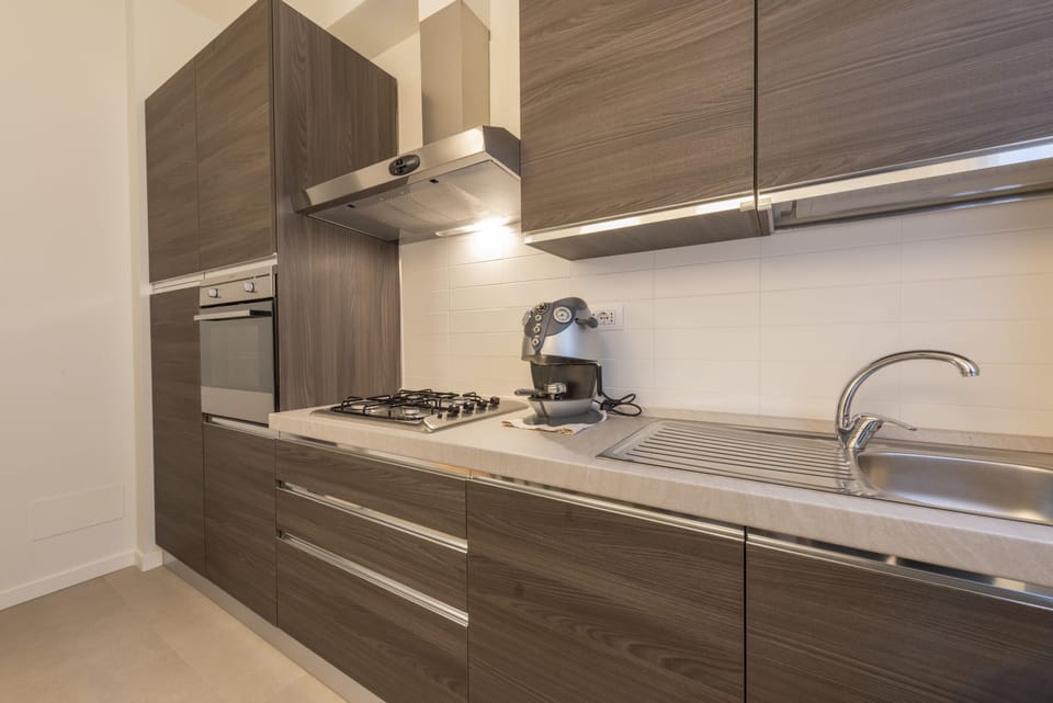 Luxury Apartment | Private kitchen | Fridge, oven, stovetop, dishwasher